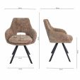 Kick dining chair Jorn - Taupe