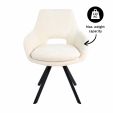 Kick dining chair Jorn - Crème