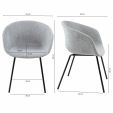 KICK Kate Dining Chair - Grey