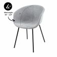 KICK Kate Dining Chair - Grey