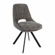 Kick dining chair Lena - Dark Grey