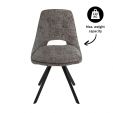 Kick dining chair Lena - Dark Grey