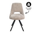 Kick dining chair Lena - Champagne