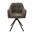 Kick swivel chair Luc - Dark Grey