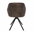 Kick swivel chair Luc - Dark Grey