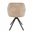 Kick swivel chair Luc - Champagne