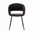 Kick dining chair Mette - Black