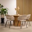 Kick dining chair Mette - Champagne