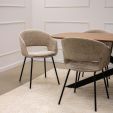 Kick dining chair Mette - Champagne