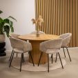 Kick dining chair Mette - Beige