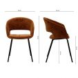 Kick dining chair Mette - Terra