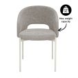 Kick dining chair Mitch - Grey/Beige