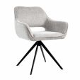 Kick swivel chair Miyo - Grey