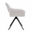 Kick swivel chair Miyo - Grey