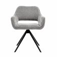 Kick swivel chair Miyo - Dark Grey