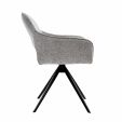 Kick swivel chair Miyo - Dark Grey