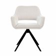 Kick swivel chair Miyo - Champagne