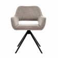 Kick swivel chair Miyo - Taupe