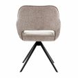 Kick swivel chair Miyo - Taupe