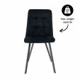 KICK MONZ Dining Chair - Black