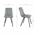 KICK MONZ Dining Chair - Grey