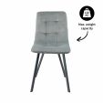 KICK MONZ Dining Chair - Grey