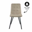 KICK MONZ Dining Chair - Champagne