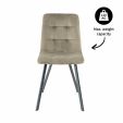 KICK MONZ Dining Chair - Taupe