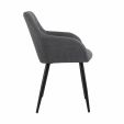 Kick dining chair Nova - Black