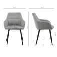 Kick dining chair Nova - Grey