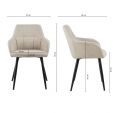 Kick dining chair Nova - Beige