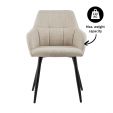 Kick dining chair Nova - Beige