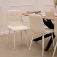 Kick dining chair Nox - Crème