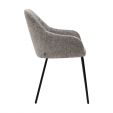 Kick dining chair Odin - Grey