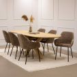 Kick dining chair Odin - Taupe