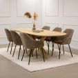 Kick dining chair Odin - Taupe