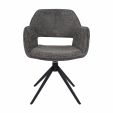 Kick swivel chair Owen - Dark Grey