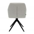 Kick swivel chair Ravi - White