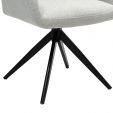 Kick swivel chair Ravi - White