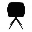 Kick swivel chair Ravi - Black