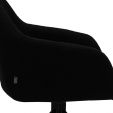 Kick swivel chair Ravi - Black