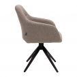 Kick swivel chair Ravi - Grey