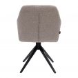 Kick swivel chair Ravi - Grey