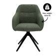 Kick swivel chair Ravi - Green