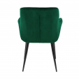 Kick Rev Dining Chair - Velvet - Dark Green