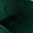 Kick Rev Dining Chair - Velvet - Dark Green