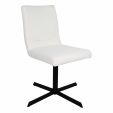 Kick swivel  chair Sam Boucle - White