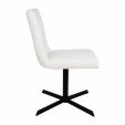 Kick swivel  chair Sam Boucle - White