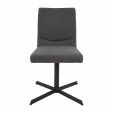 Kick swivel chair Sam Boucle - Dark Grey