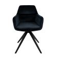 Kick swivel chair Tom - Black